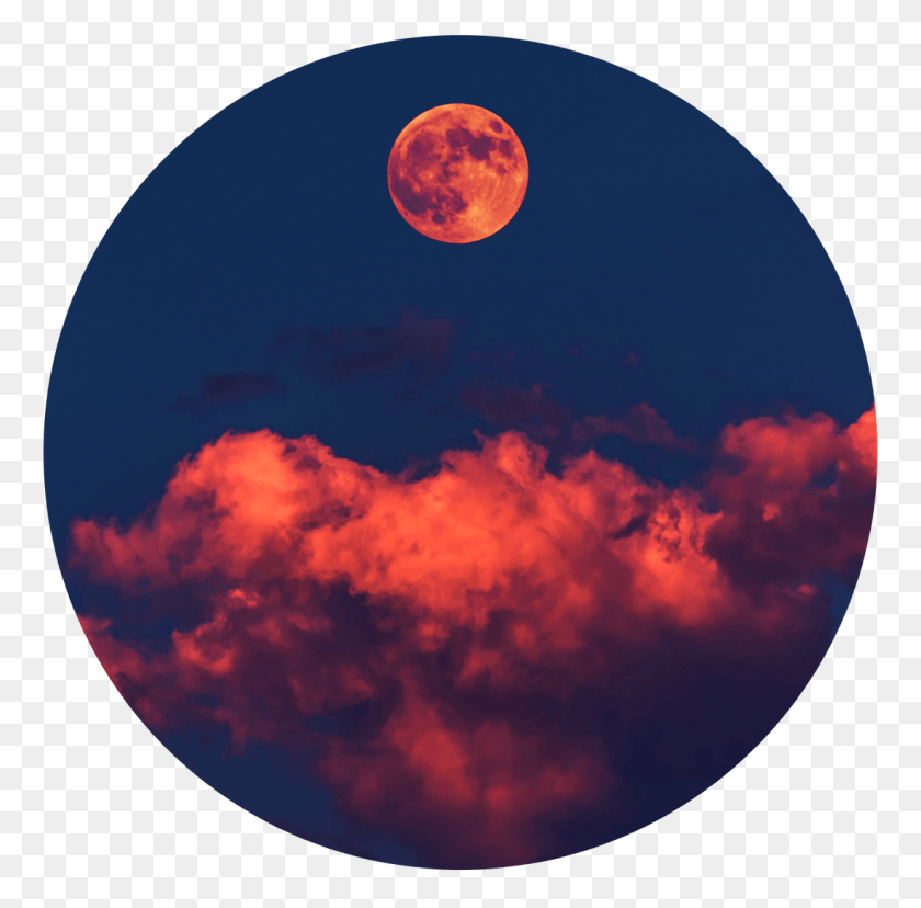 768x768 Super Blood Wolf Moon Regina Clipart Moon, Nature, Outdoors, Outer Space HD PNG Download