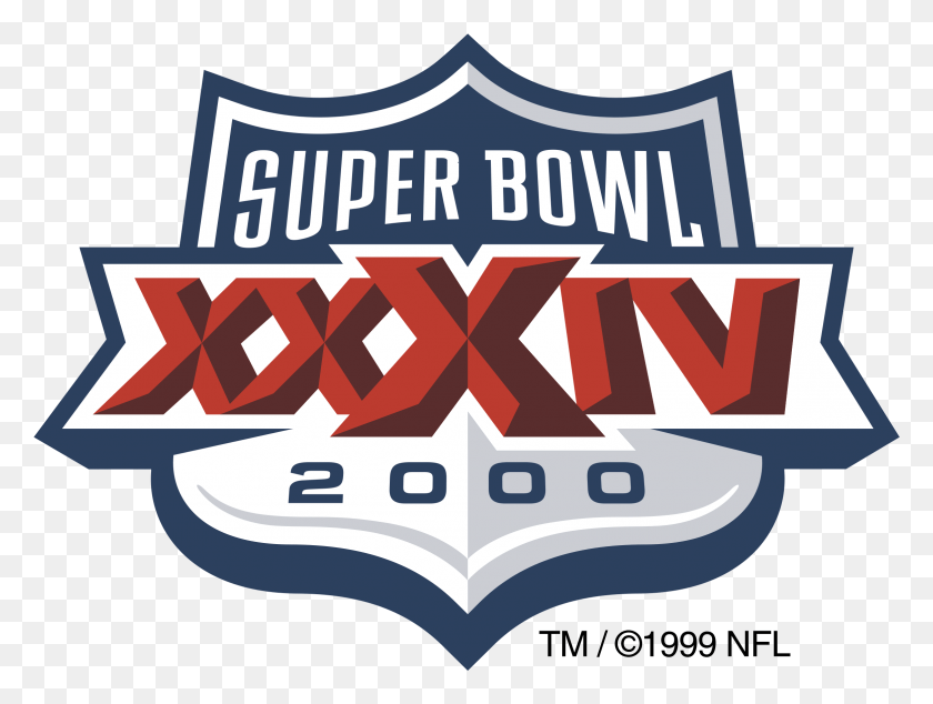 2331x1717 Super Bowl 2000 Logo Transparent Super Bowl 2000 Logo, Advertisement, Poster, Text HD PNG Download