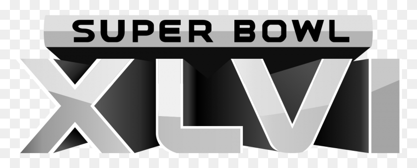 1235x444 Descargar Png / Super Bowl Xlvi Emblema De Logotipo, Texto, Número, Símbolo Hd Png