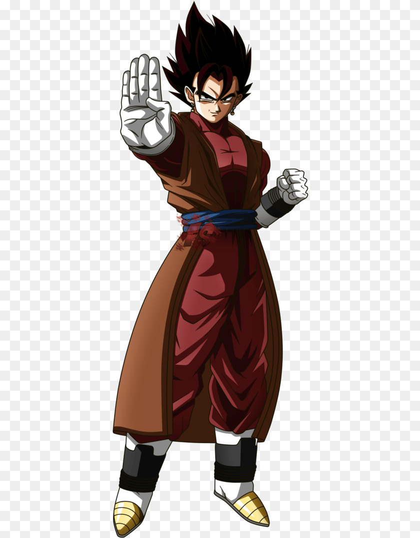 393x1074 Super Dragon Ball Heroes By Fradayesmarkers Goku Af Vegito Super Dragon Ball Heroes, Book, Comics, Publication, Adult Clipart PNG