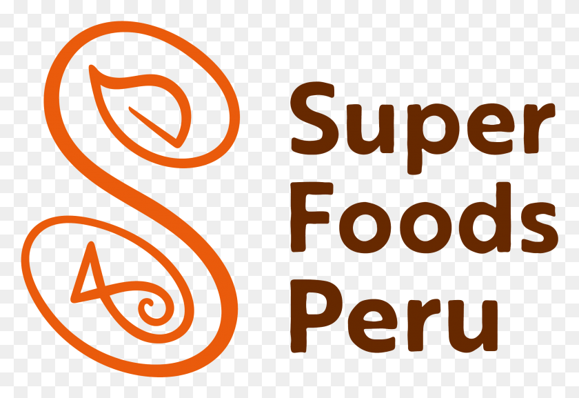 2484x1648 Super Foods Peru Logo Графический Дизайн, Текст, Алфавит, Спираль Hd Png Скачать