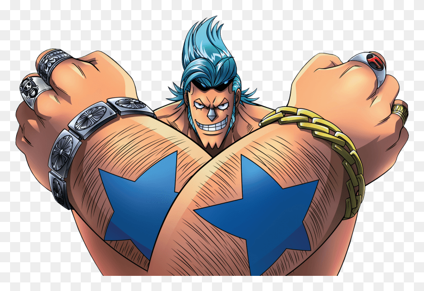 1623x1077 Super Franky One Piece Anime Wallpaper Desktop Mobile Franky One Piece Wallpaper, Symbol, Star Symbol, Person HD PNG Download