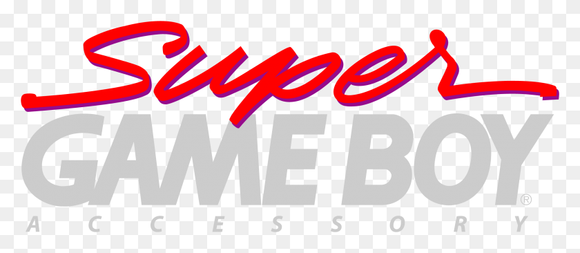 2503x984 Super Game Boy Nintendo Super Gameboy Logo, Dynamite, Bomb, Weapon HD PNG Download