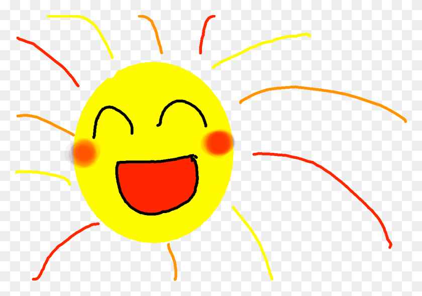 1126x764 Super Happy Sun Smiley, Graphics, Outdoors HD PNG Download