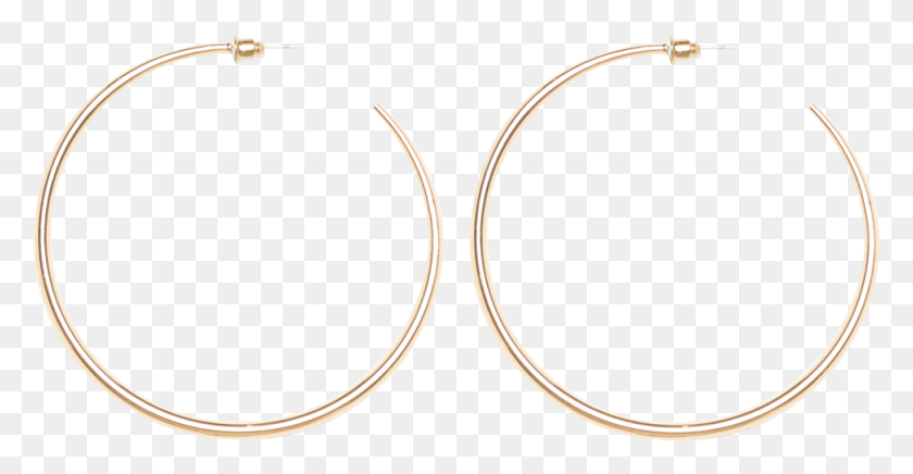 974x470 Super Hoop Earrings In Colour Gold Earth Circle, Oval, Pattern, Necklace HD PNG Download