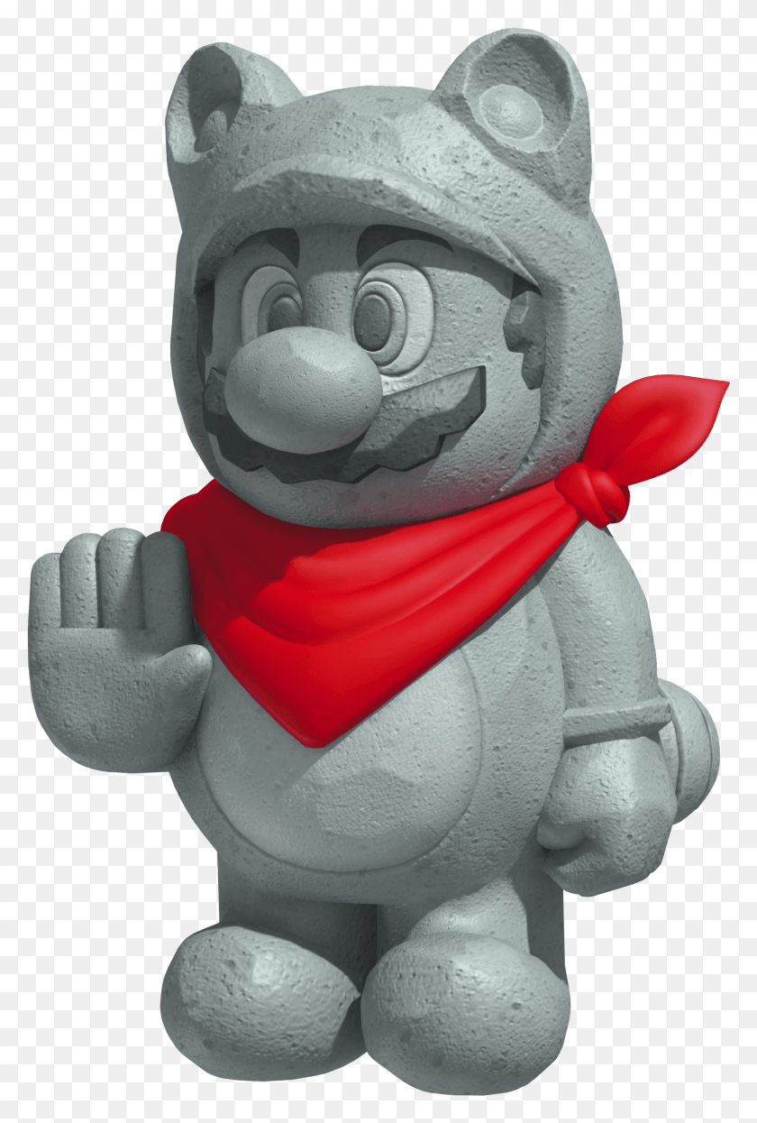 1711x2600 Super Mario 3d Land Stone Tanooki, Toy, Inflatable, Figurine HD PNG Download