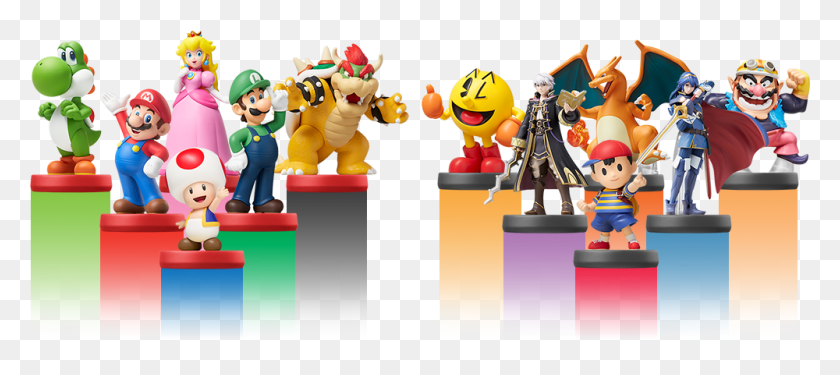 1000x404 Super Mario Amiibo List, Toy, Person, Human HD PNG Download