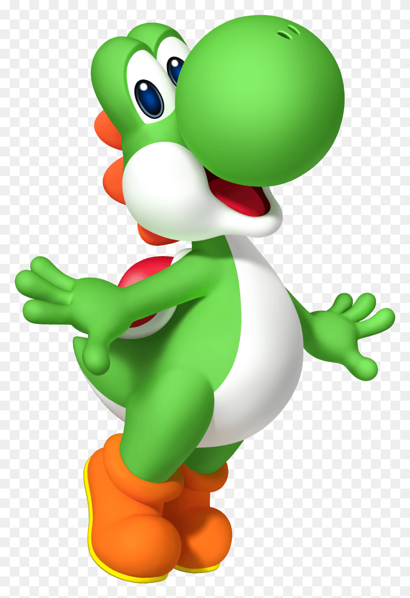 1710x2554 Персонажи Super Mario Bros Йоши Марио, Игрушка, Животное, Воздушный Шар Png Скачать