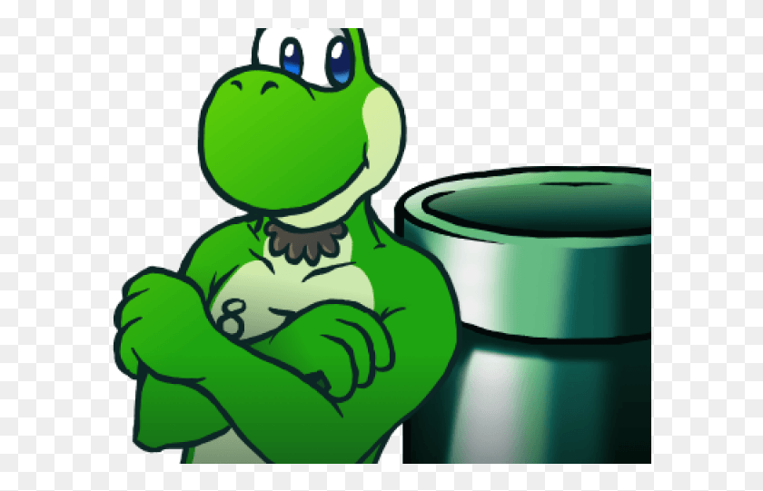 595x481 Super Mario Clipart Pipe Cartoon, Animal, Amphibian, Wildlife HD PNG Download
