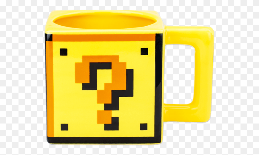 555x442 Super Mario Coffee Mug Creative Yellow Question Mark Super Mario Bros Question Block, First Aid, Buckle HD PNG Download