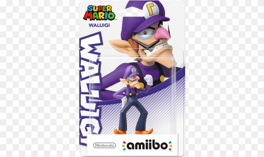 340x501 Super Mario Collection Amiibo Super Mario Waluigi, Game, Person, Super Mario, Book Clipart PNG