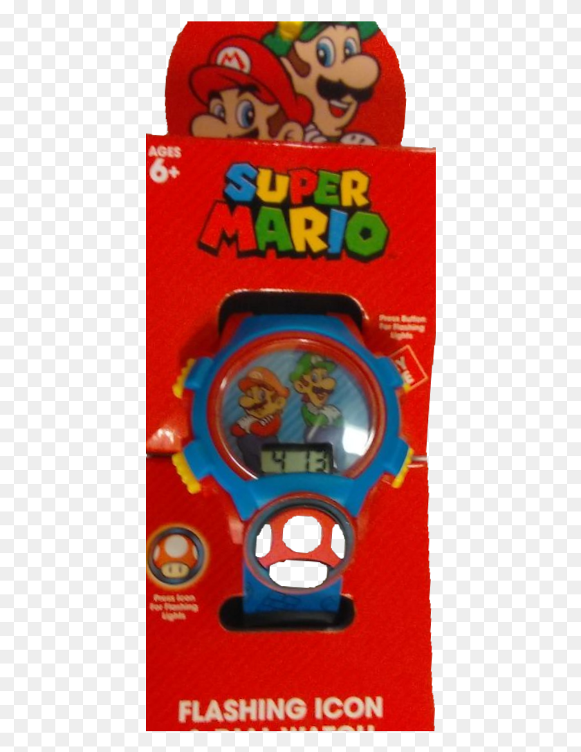 420x1028 Super Mario Flashing Icon And Dial Lcd Kids Watch Mario Series, Wristwatch, Toy, Digital Watch HD PNG Download