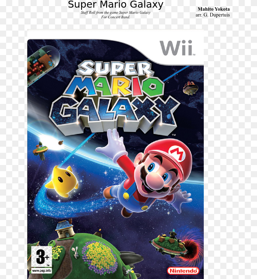 664x913 Super Mario Galaxy 1 Wii, Animal, Sea Life, Fish, Glove Clipart PNG