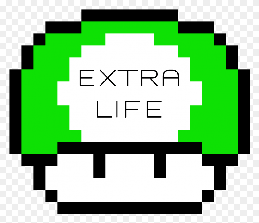 2001x1701 Super Mario Mushroom Pixel, First Aid, Text, Pac Man HD PNG Download