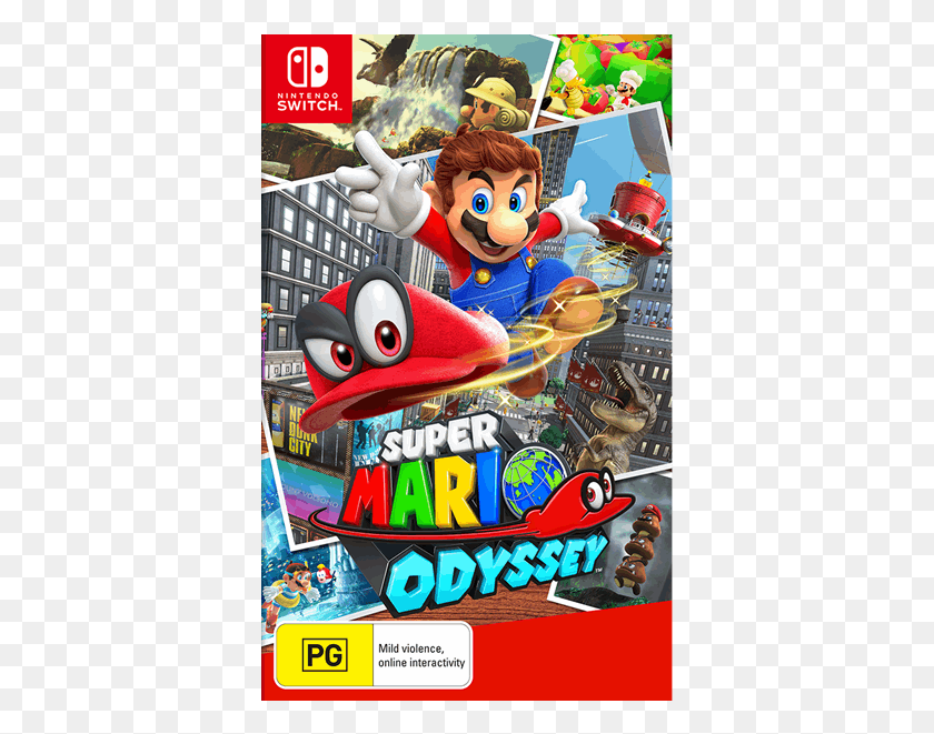 371x601 Super Mario Odyssey Ebgames Nintendo Switch Games, Person, Human HD PNG Download