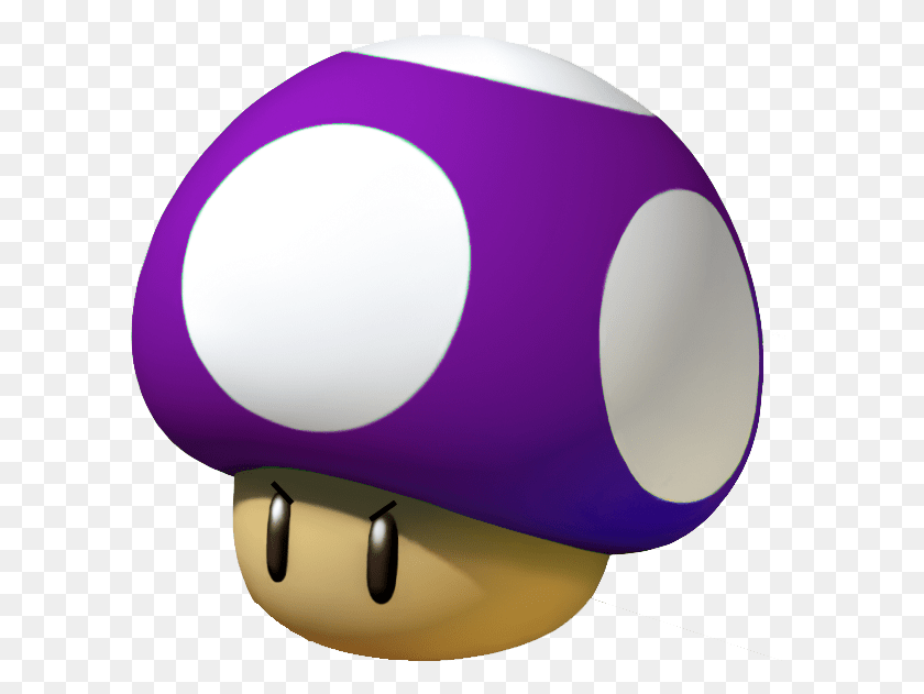 604x571 Super Mario Poison Mushroom Mario Bros Purple Mushroom, Lámpara, Bola, Esfera Hd Png