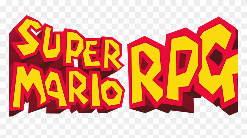 1201x631 Super Mario Rpg Title, Text, Graphics HD PNG Download