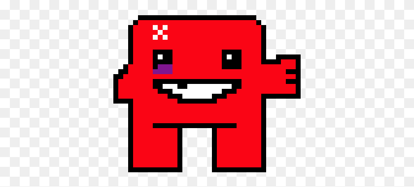 381x321 Super Meat Boy, First Aid, Pac Man, Minecraft HD PNG Download