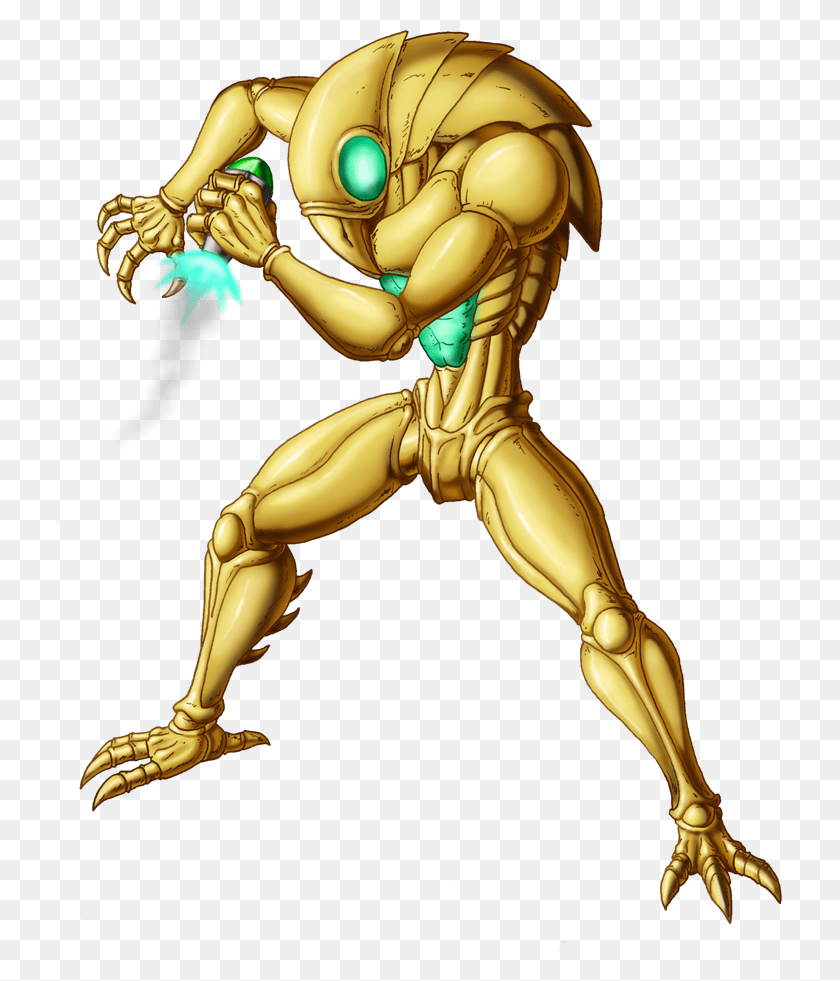725x921 Super Metroid Torizo Metroid, Toy, Trophy, Gold HD PNG Download