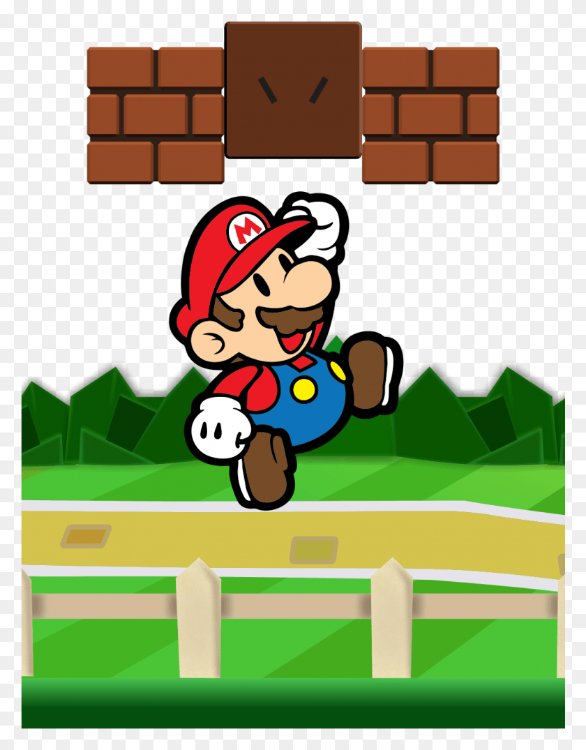 1005x1309 Super Paper Mario, Super Mario HD PNG Download