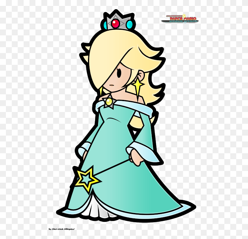 513x751 Super Paper Mario Rosalina Princess Rosalina Paper Mario, Clothing, Apparel, Elf HD PNG Download