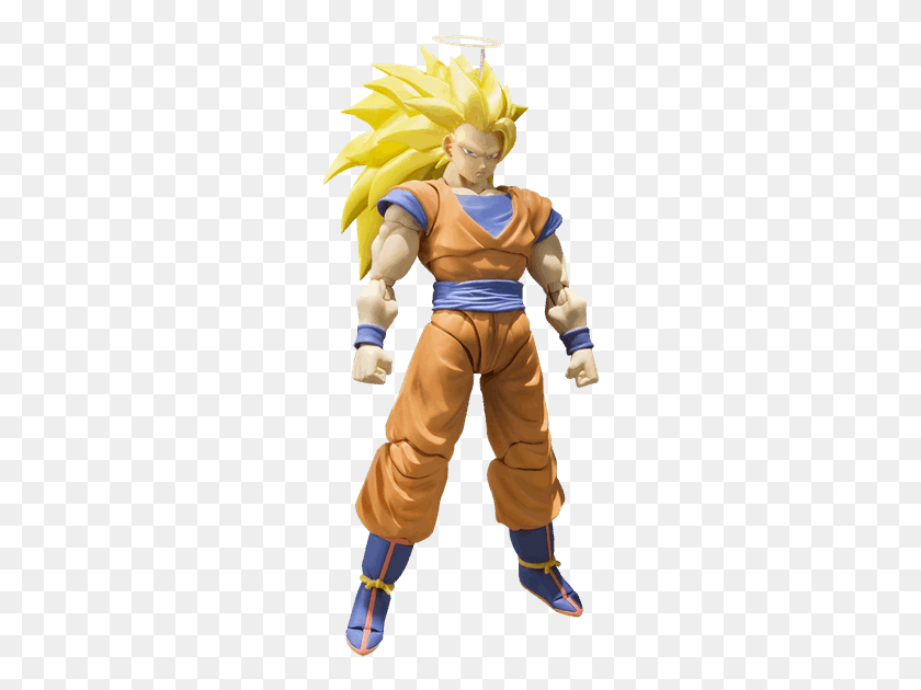 254x570 Super Saiyan 3 Goku Figuarts Action Figure Dragon Ball Z Action Figure Son Goku, Person, Human, Figurine HD PNG Download
