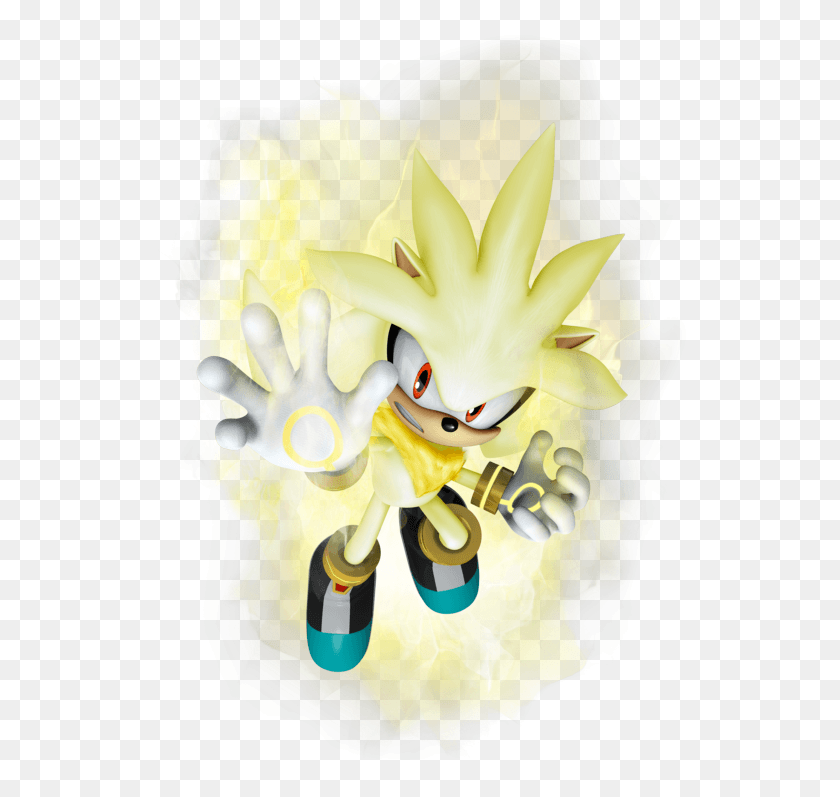 543x737 Super Silver Silver From Sonic, Graphics, Modern Art HD PNG Download