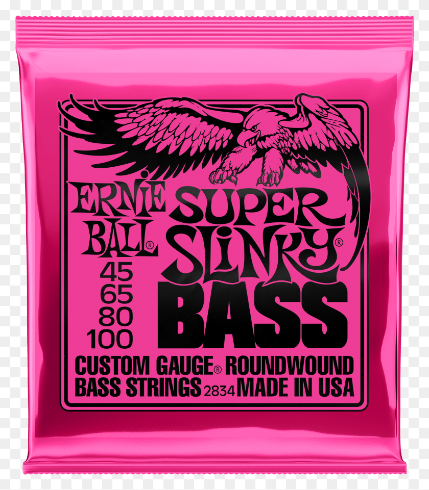 3229x3731 Super Slinky Nickel Wound Electric Bass Strings Ernie Ball Strings HD PNG Download