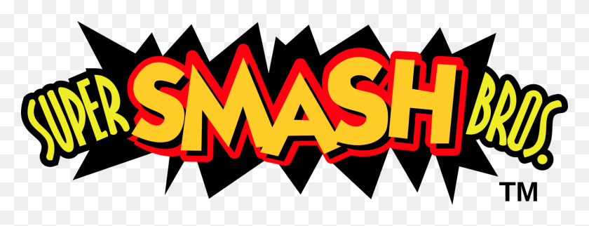 2000x672 Super Smash Bros 64 Logo Original Super Smash Bros Logo, Label, Text, Symbol HD PNG Download