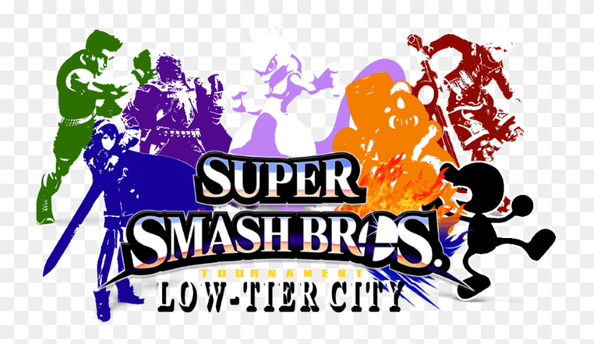 741x427 Super Smash Bros For 3ds And Wii U Logo, Poster, Advertisement, Flyer HD PNG Download
