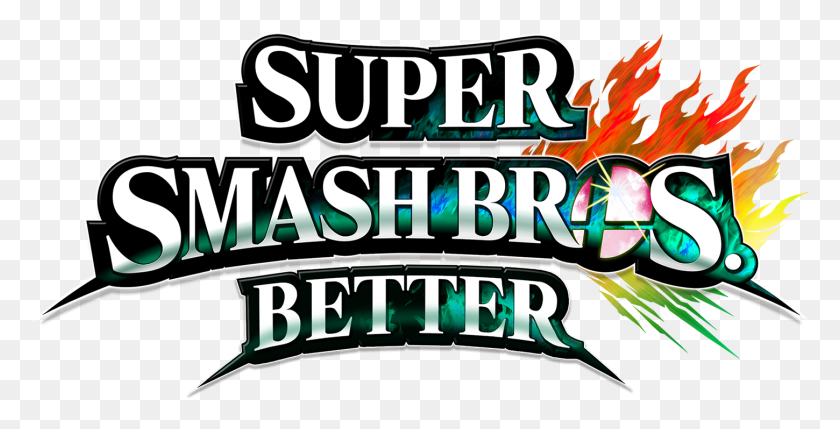 1450x686 Super Smash Bros Logo Graphic Design, Word, Text, Alphabet HD PNG Download