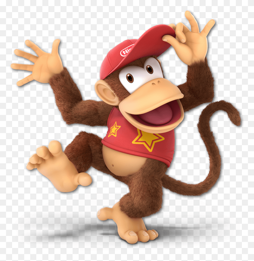 1317x1356 Super Smash Bros Ultimate Diddy Kong, Toy, Super Mario, Elf HD PNG Download