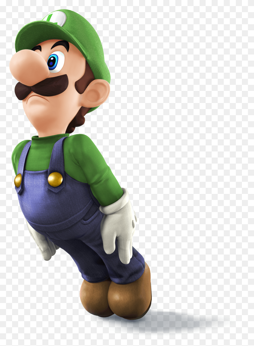 3437x4770 Descargar Png / Super Smash Bros Wii U Luigi Hd Png