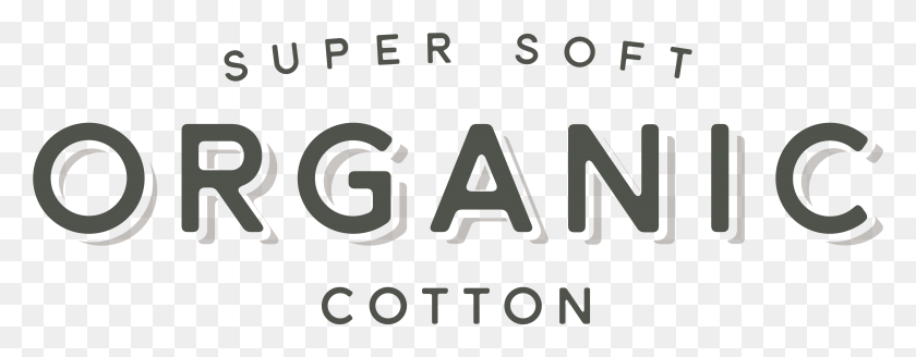 4562x1572 Super Soft Organic Cotton Black And White, Text, Alphabet, Number HD PNG Download