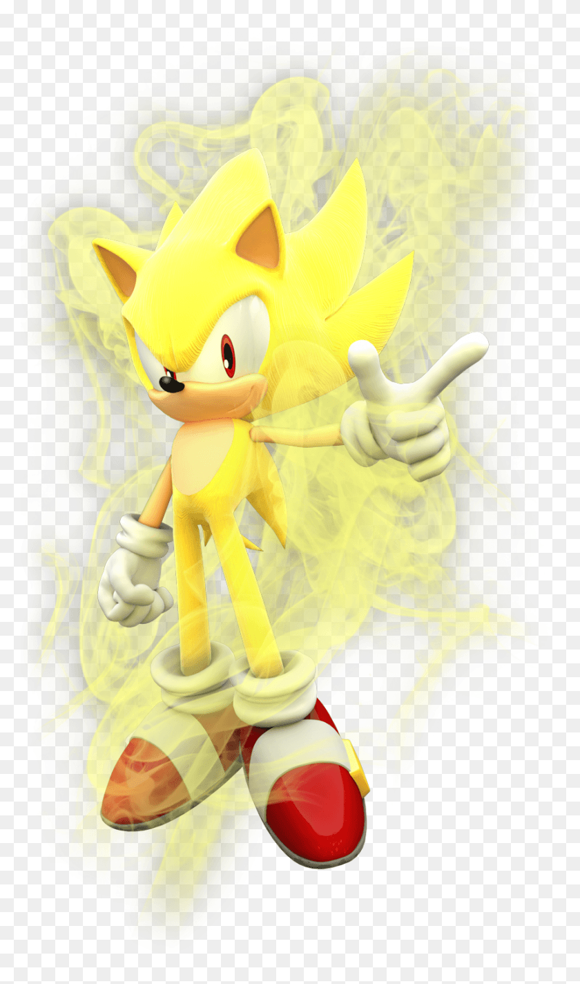 856x1497 Super Sonic The Hedgehog, Figurine, Toy, Doll HD PNG Download