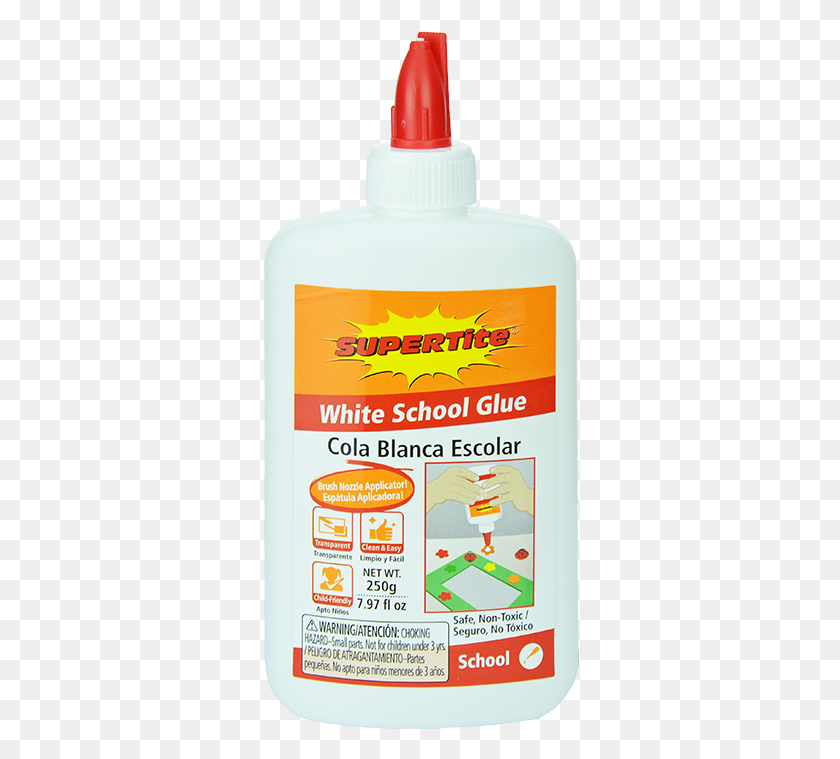 318x699 Super Supertite Glue, Бутылка, Косметика, Солнцезащитный Крем Hd Png Скачать
