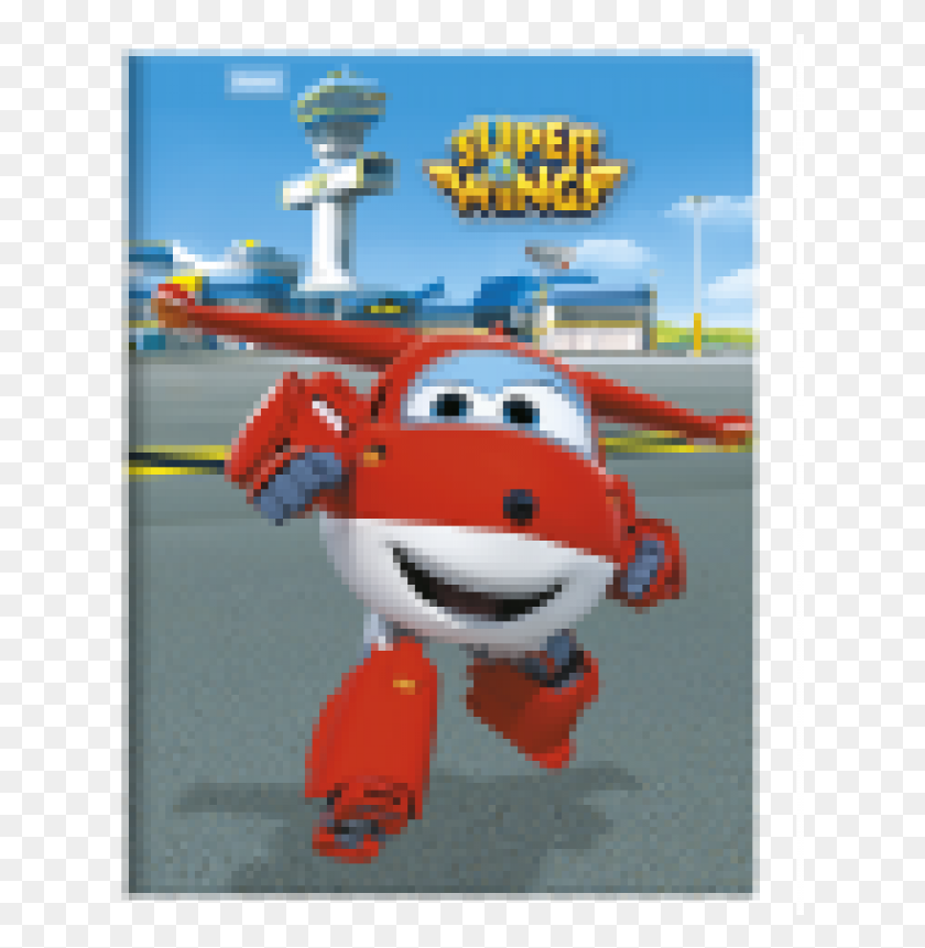 621x801 Super Wings Foroni Caderno Super Wings Jet, Transportation, Toy, Vehicle HD PNG Download