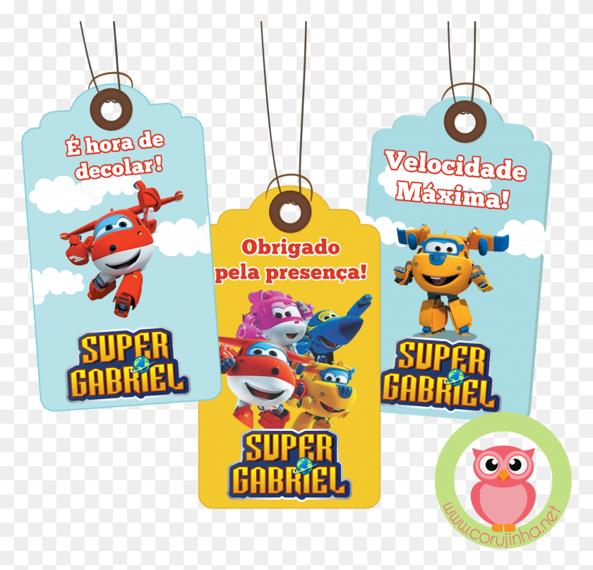 1600x1534 Super Wings Super Wing Name Tag, Text, Super Mario, Pac Man HD PNG Download