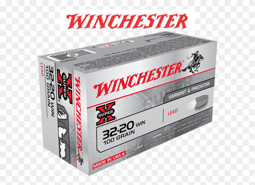 593x550 Super X 32 20 Winchester 100 Grains Winchester Silvertip 380 Acp, Box, Carton, Cardboard HD PNG Download