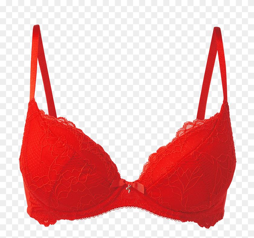 Superboost Lace Plunge Bra Chilli Red Product Front Bra Clothing Apparel Lingerie Hd Png