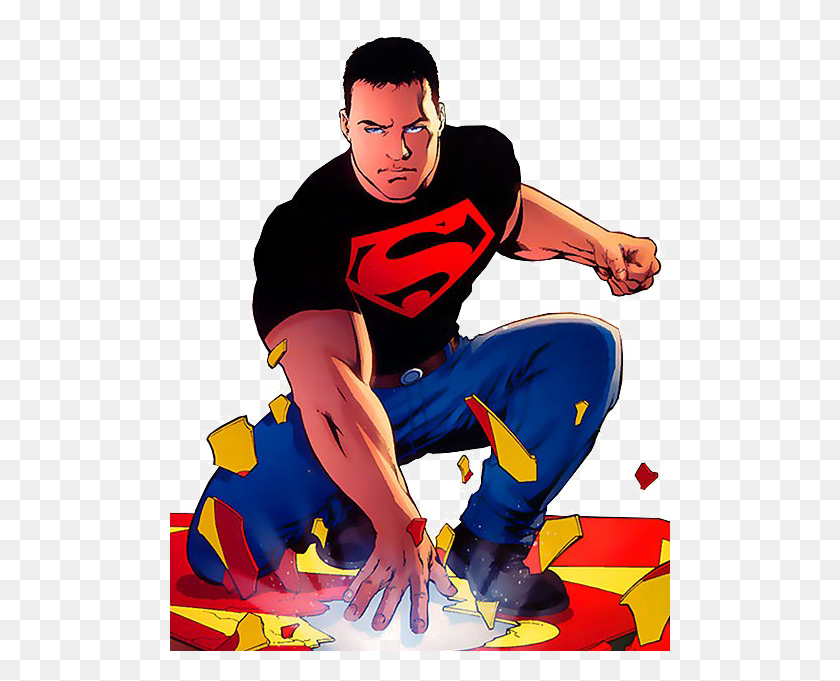 500x621 Superboy Free Superboy Dc, Person, Human, Sport HD PNG Download