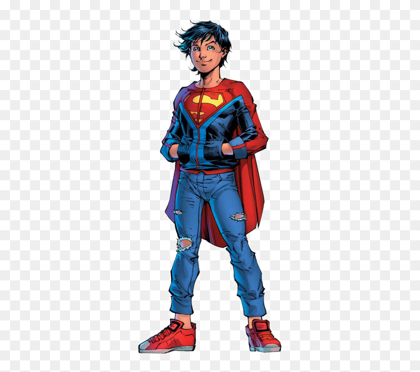 313x683 Png Изображение - Superboy Image Superboy Джон Кент, Человек, Человек, Одежда, Hd Png Скачать