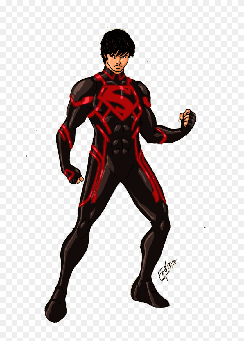 662x1112 Superboy New 52 Wallpaper For Android Superboy Red And Black Costume, Ninja, Person, Human HD PNG Download