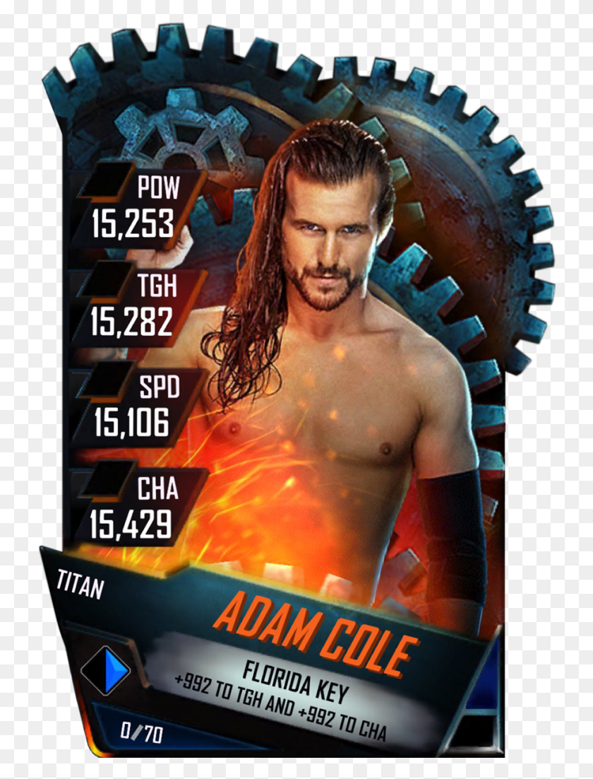 734x1042 Supercard Adamcole S4 17 Monster Finn Balor Wwe Supercard, Person, Human, Poster HD PNG Download
