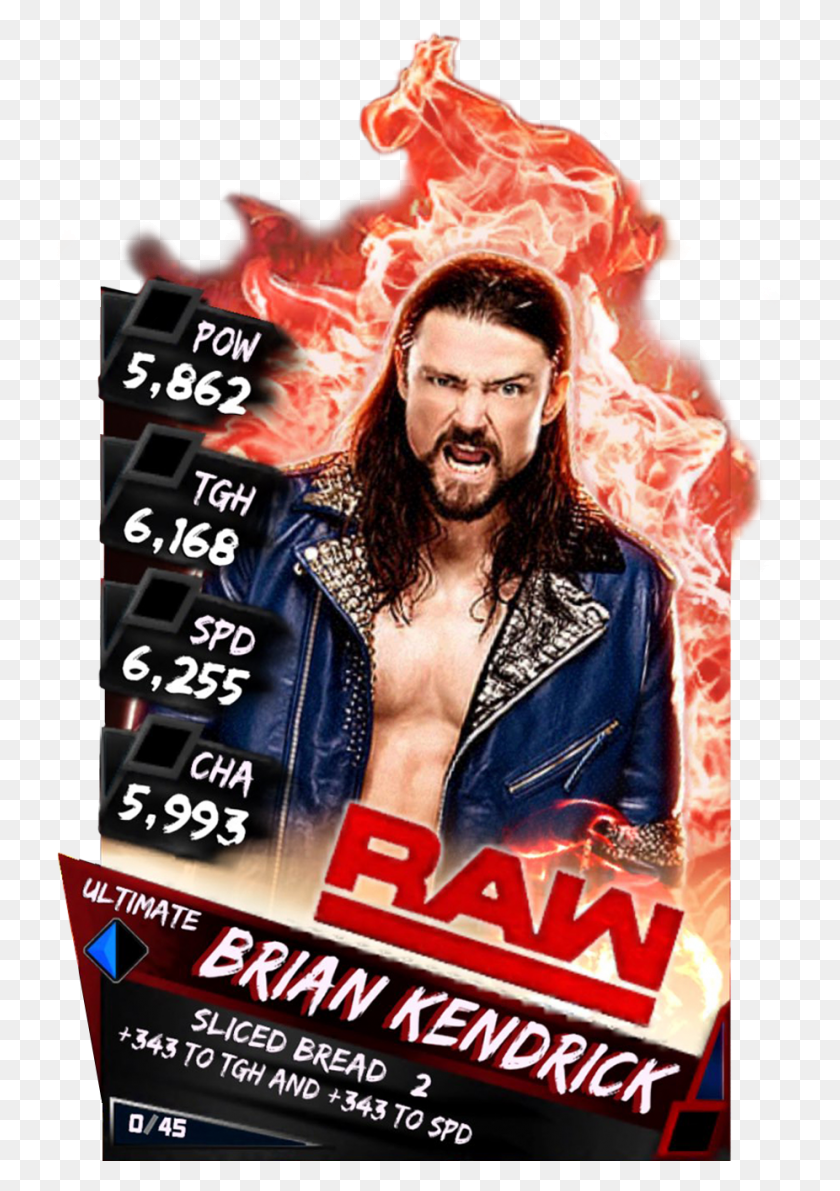 727x1131 Supercard Briankendrick S3 Ultimate Raw Ultimate Cards Wwe Supercard, Poster, Advertisement, Flyer HD PNG Download