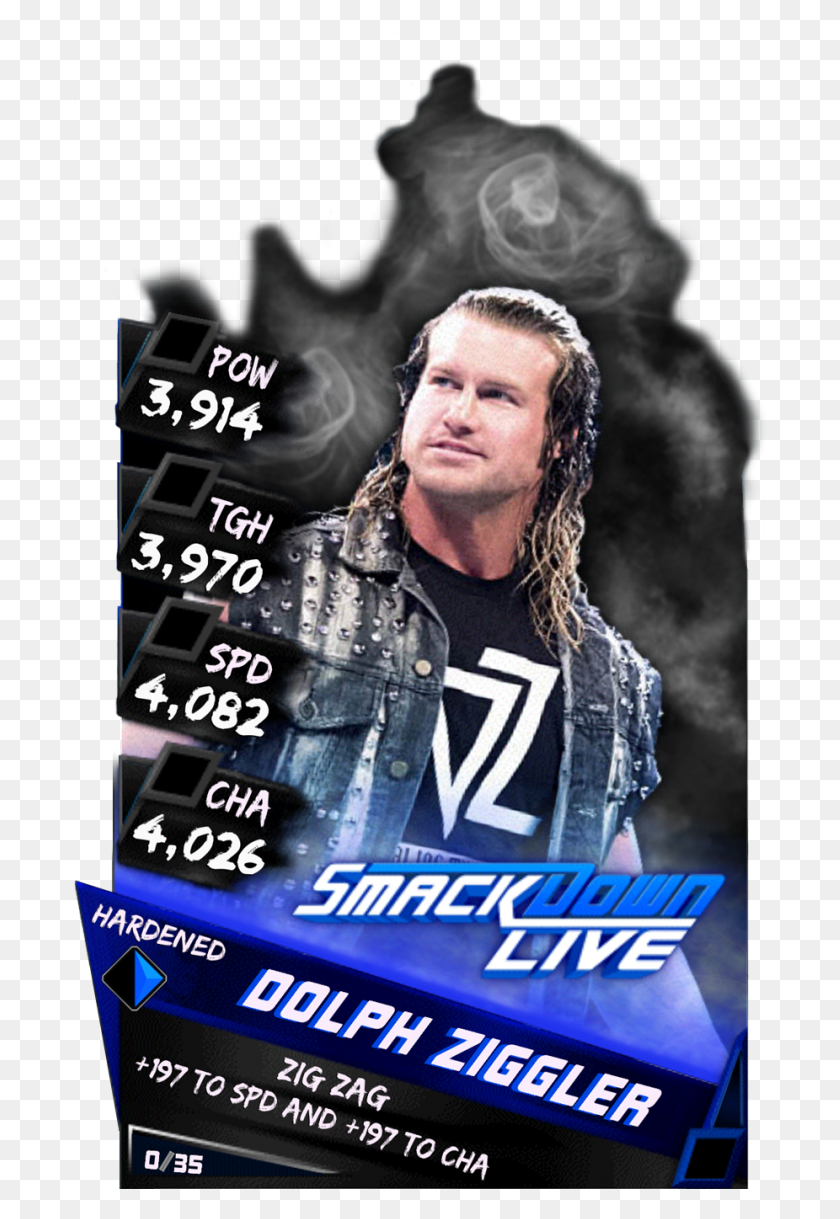 694x1159 Supercard Dolphziggler S3 Ultimate Smackdown 9673 Supercard Baron Corbin Wwe Supercard, Poster, Advertisement, Person HD PNG Download