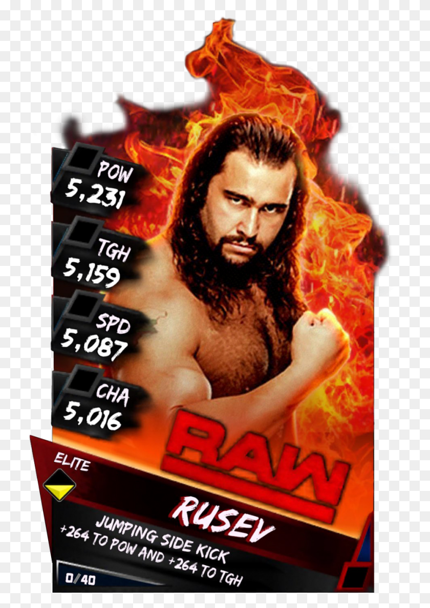 727x1129 Supercard Rusev S3 Elite Raw, Poster, Advertisement, Flyer HD PNG Download