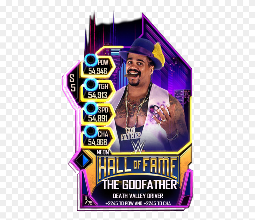 437x665 Supercard Thegodfather S4 16 Beast Halloffame Poster, Hat, Clothing, Apparel HD PNG Download