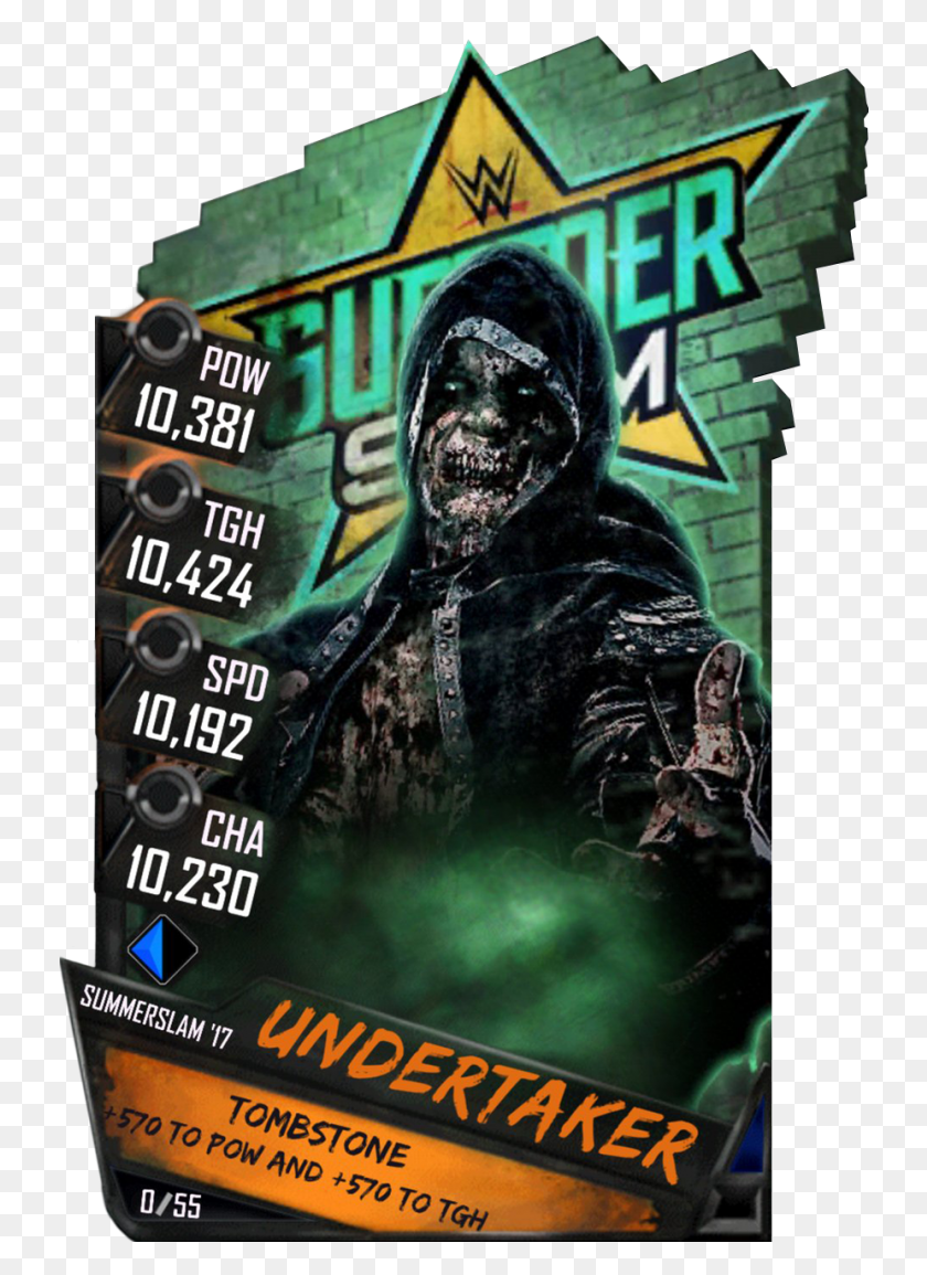 734x1095 Supercard Undertaker R10 Summerslam Supercard Undertaker, Poster, Advertisement, Person HD PNG Download