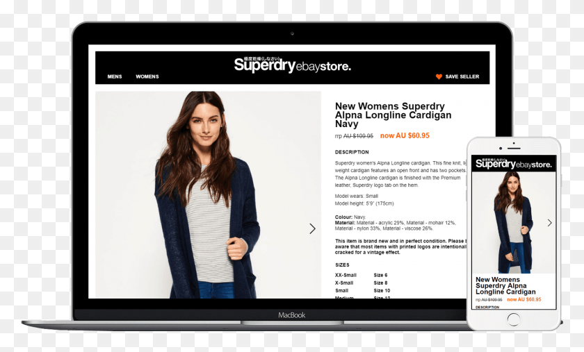 1476x847 Superdry Website, Monitor, Screen, Electronics HD PNG Download